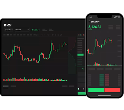 币圈交易所APP页面展示